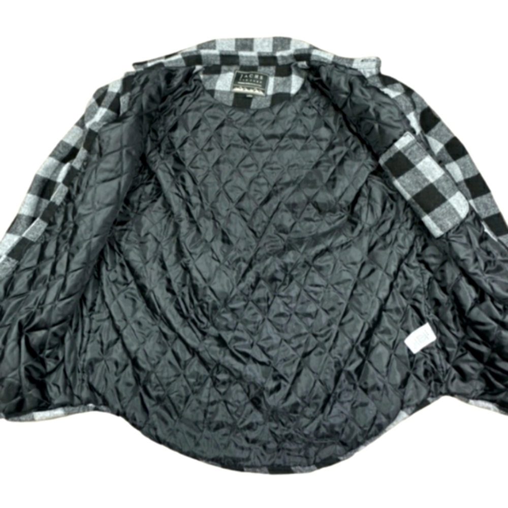 Jachs New York Plaid Flannel Wool Shacket - Picture 6 of 11
